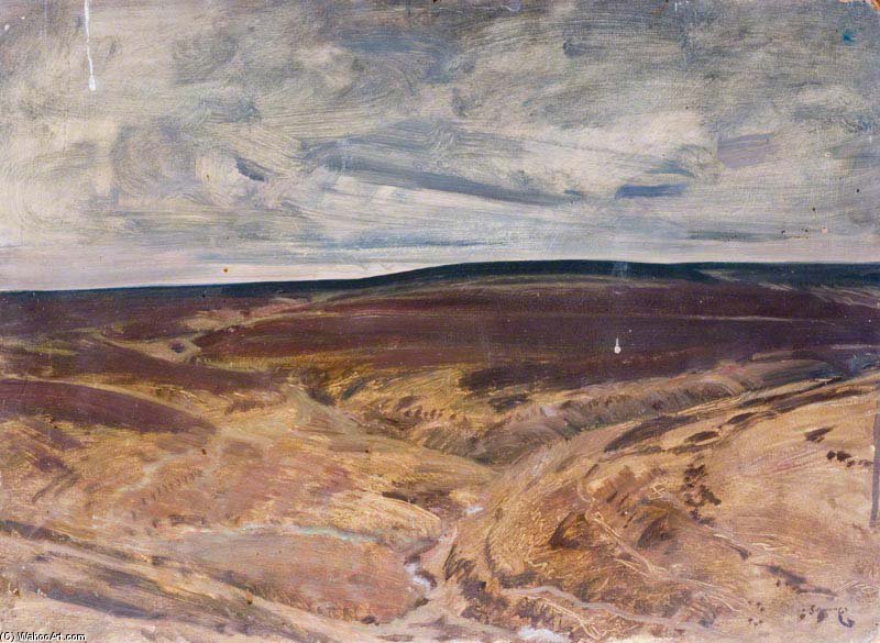 Wikioo.org - The Encyclopedia of Fine Arts - Painting, Artwork by Alfred James Munnings - A View On Exmoor -