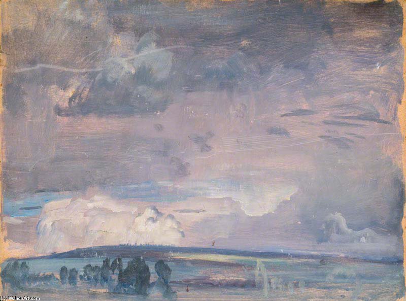 Wikioo.org - The Encyclopedia of Fine Arts - Painting, Artwork by Alfred James Munnings - Cloud Studies