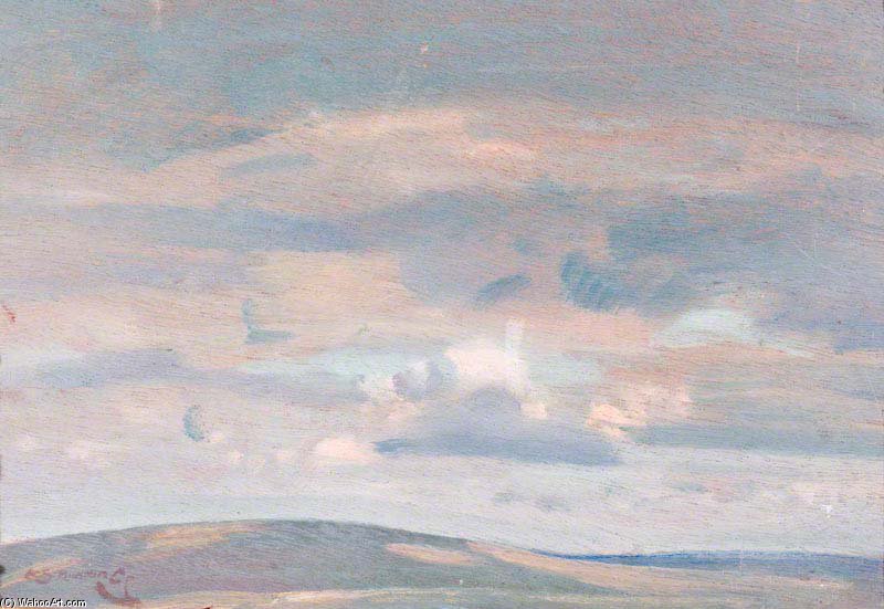 Wikioo.org - The Encyclopedia of Fine Arts - Painting, Artwork by Alfred James Munnings - Cloud Study