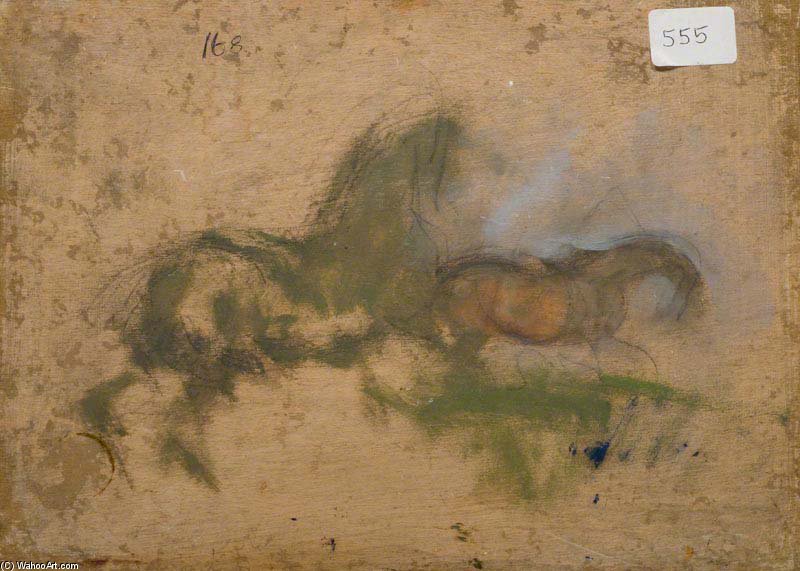 Wikioo.org – L'Encyclopédie des Beaux Arts - Peinture, Oeuvre de Alfred James Munnings - cheval des études  -