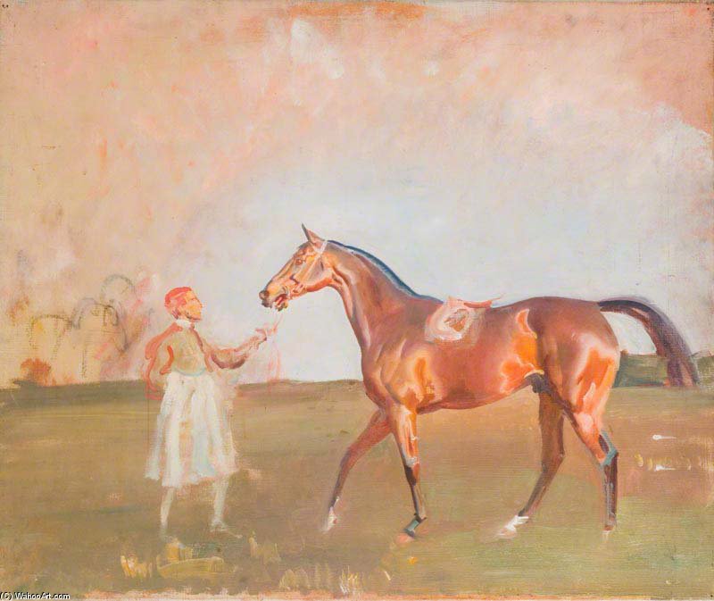 Wikioo.org - The Encyclopedia of Fine Arts - Painting, Artwork by Alfred James Munnings - Study For 'coronach'