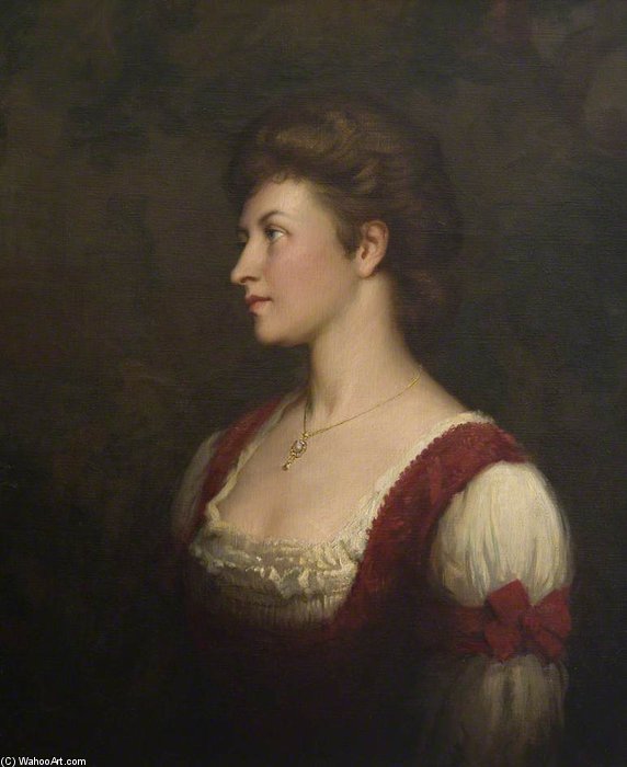 Wikioo.org - The Encyclopedia of Fine Arts - Painting, Artwork by Hubert Von Herkomer - Princess Louise