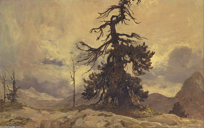 WikiOO.org - Encyclopedia of Fine Arts - Maleri, Artwork Hubert Von Herkomer - The Dying Monarch, Funtensee