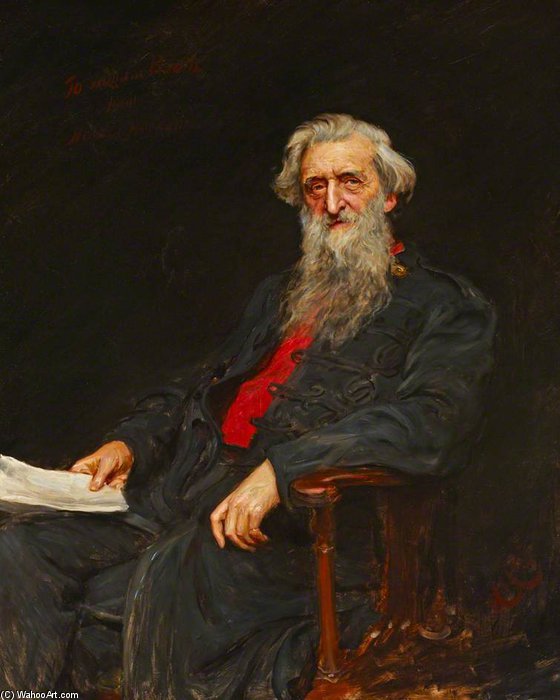 Wikioo.org - The Encyclopedia of Fine Arts - Painting, Artwork by Hubert Von Herkomer - William Booth