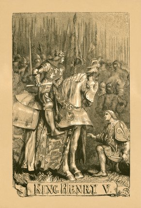 WikiOO.org - Encyclopedia of Fine Arts - Maleri, Artwork John Gilbert - King Henry V