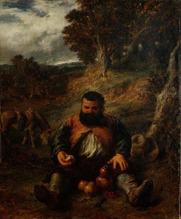 Wikioo.org - The Encyclopedia of Fine Arts - Painting, Artwork by John Gilbert - Sancho Panza