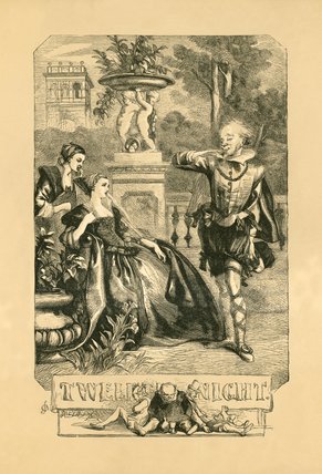 WikiOO.org - Encyclopedia of Fine Arts - Maleri, Artwork John Gilbert - Twelfth Night