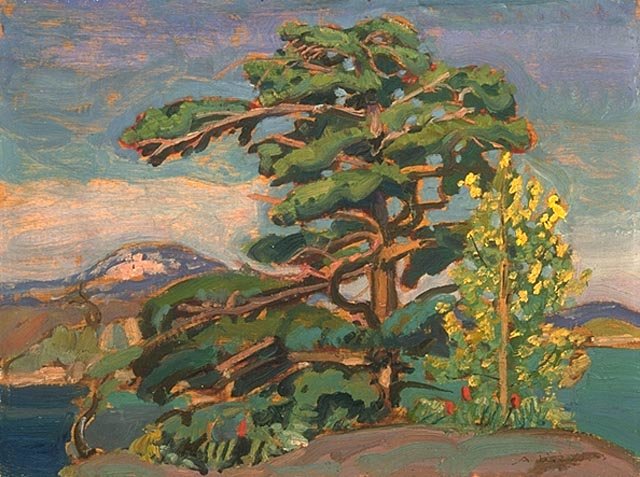 Wikioo.org - สารานุกรมวิจิตรศิลป์ - จิตรกรรม Arthur Lismer - Ash And Pine, Georgian Bay