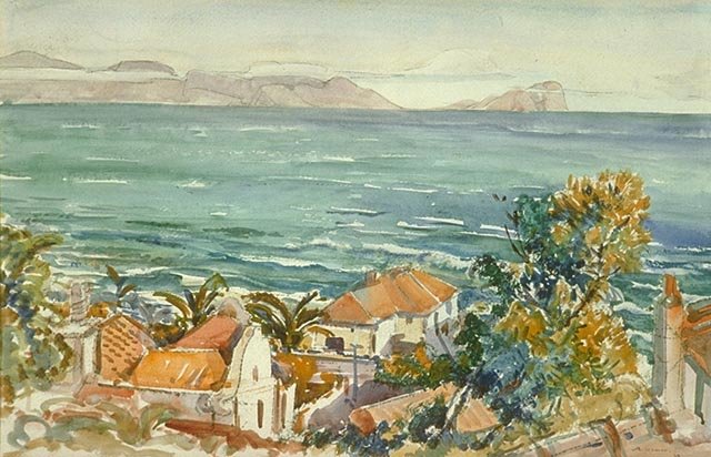 WikiOO.org - دایره المعارف هنرهای زیبا - نقاشی، آثار هنری Arthur Lismer - False Bay, Cape Of Good Hope