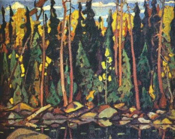 WikiOO.org - Encyclopedia of Fine Arts - Maleri, Artwork Arthur Lismer - Forest, Algoma