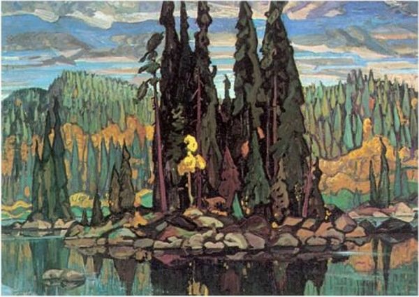 Wikioo.org - The Encyclopedia of Fine Arts - Painting, Artwork by Arthur Lismer - Isles Of Spruce