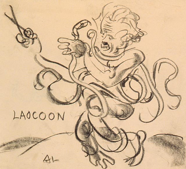 WikiOO.org - Encyclopedia of Fine Arts - Maleri, Artwork Arthur Lismer - Laocoon