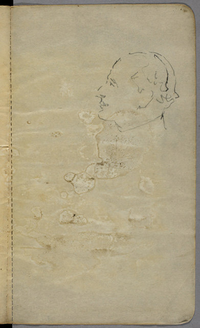 Wikioo.org - Die Enzyklopädie bildender Kunst - Malerei, Kunstwerk von Arthur Lismer - `profile` von einem mann auf der suche links