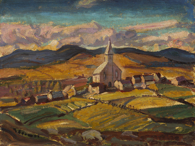 Wikioo.org - The Encyclopedia of Fine Arts - Painting, Artwork by Arthur Lismer - Quebec Village
