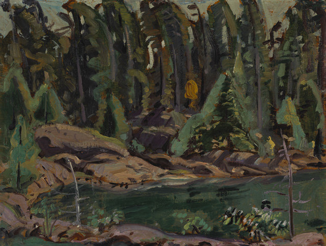 WikiOO.org - Енциклопедія образотворчого мистецтва - Живопис, Картини
 Arthur Lismer - Quiet Cove, Mcgregor Bay