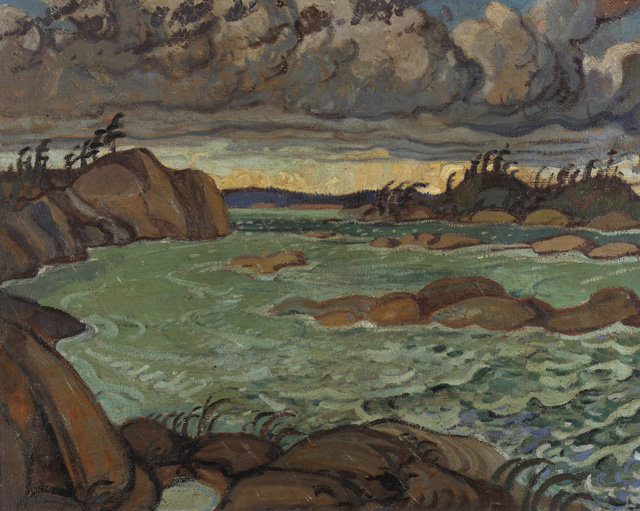 WikiOO.org - Encyclopedia of Fine Arts - Schilderen, Artwork Arthur Lismer - Rain In The North Country