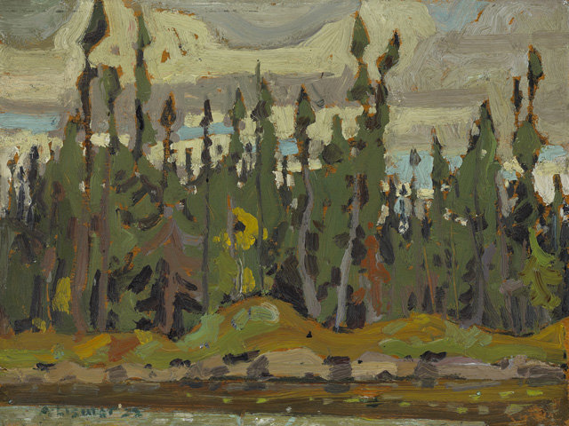 WikiOO.org - دایره المعارف هنرهای زیبا - نقاشی، آثار هنری Arthur Lismer - Spruce, Sand Lake, Algoma