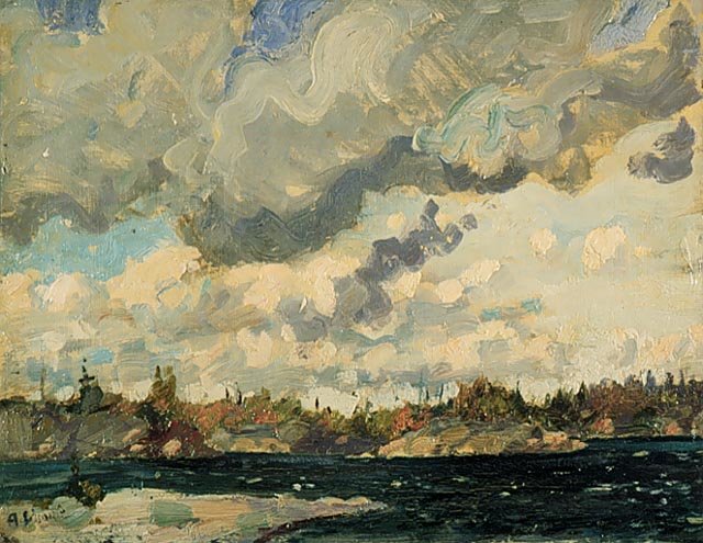 Wikioo.org - สารานุกรมวิจิตรศิลป์ - จิตรกรรม Arthur Lismer - Stormy Sky