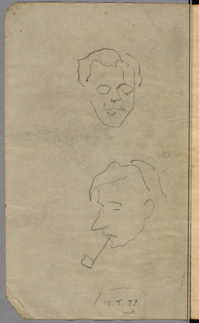 Wikioo.org - The Encyclopedia of Fine Arts - Painting, Artwork by Arthur Lismer - Study Of Two Heads
