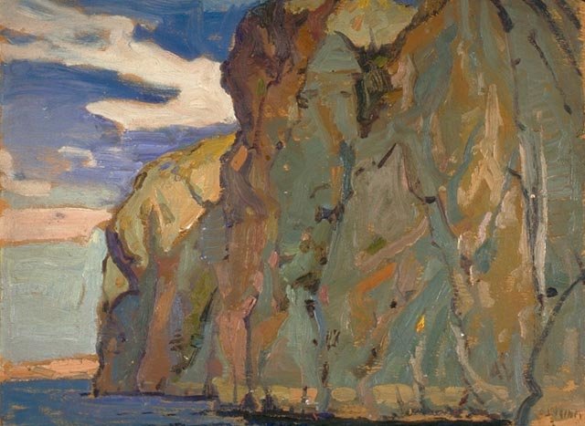 WikiOO.org - אנציקלופדיה לאמנויות יפות - ציור, יצירות אמנות Arthur Lismer - The Big Rock, Bon Echo