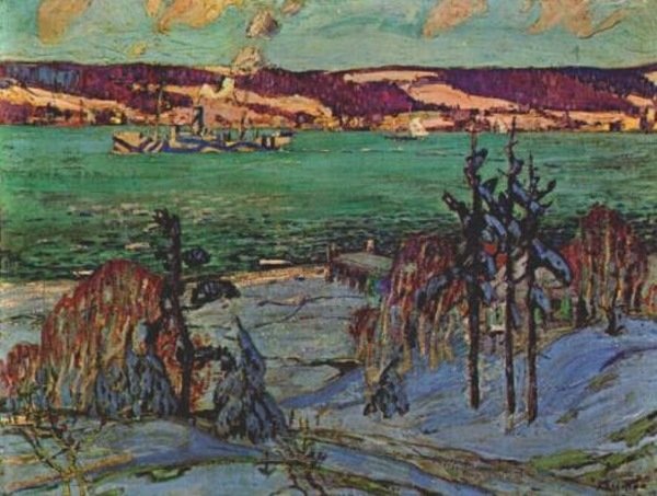 Wikioo.org - The Encyclopedia of Fine Arts - Painting, Artwork by Arthur Lismer - Winter Camouflage