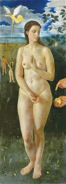 Wikioo.org - The Encyclopedia of Fine Arts - Painting, Artwork by Bela (Adalbert) Czobel - Eve