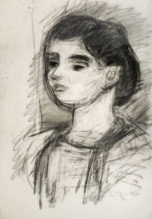 WikiOO.org - Encyclopedia of Fine Arts - Schilderen, Artwork Bela (Adalbert) Czobel - Young Girl