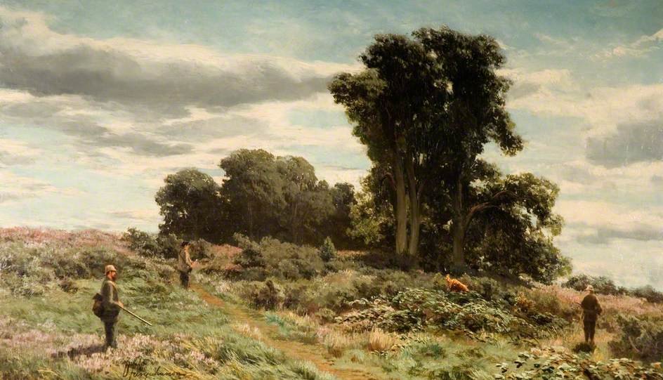 WikiOO.org - Enciclopedia of Fine Arts - Pictura, lucrări de artă David Farquharson - Forest Of Meikleour, Perthshire