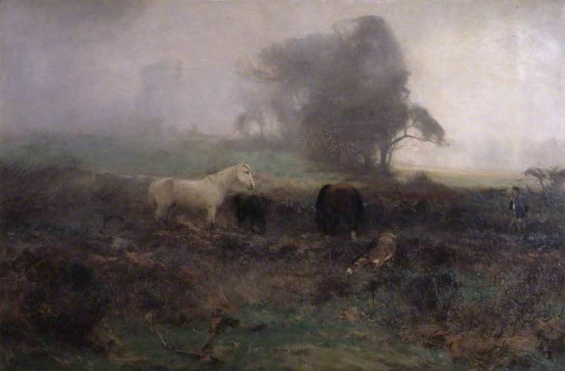 Wikioo.org - The Encyclopedia of Fine Arts - Painting, Artwork by David Farquharson - In A Fog