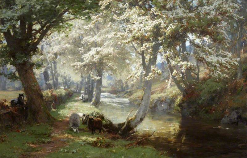 Wikioo.org - The Encyclopedia of Fine Arts - Painting, Artwork by David Farquharson - Spring In The Trossachs