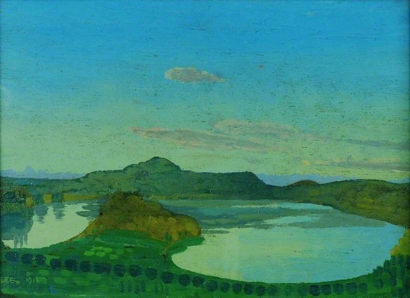 WikiOO.org - Encyclopedia of Fine Arts - Maleri, Artwork Derwent Lees - The Blue Pool