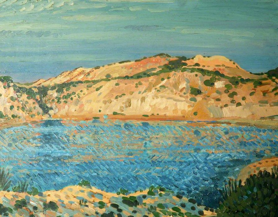 Wikioo.org - The Encyclopedia of Fine Arts - Painting, Artwork by Derwent Lees - The Blue Pool