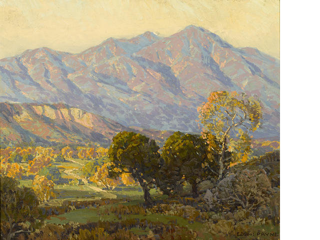 Wikioo.org - The Encyclopedia of Fine Arts - Painting, Artwork by Edgar Alwin Payne - Canyon Mission Viejo