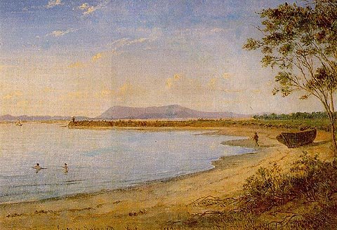 Wikioo.org - The Encyclopedia of Fine Arts - Painting, Artwork by Eugene Von Guerard - Port Phillip Bay