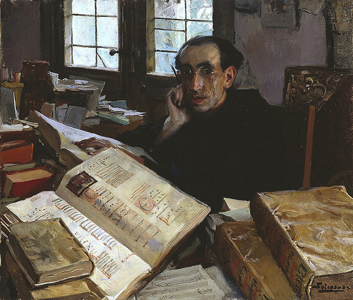 WikiOO.org - Encyclopedia of Fine Arts - Malba, Artwork Fernando Alvarez De Sotomayor - Portrait Of Father Villalba