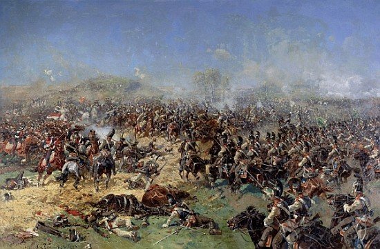 Wikoo.org - موسوعة الفنون الجميلة - اللوحة، العمل الفني Franz Roubaud - Battle Of Borodino