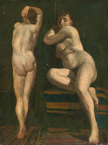 Wikioo.org - The Encyclopedia of Fine Arts - Painting, Artwork by George Benjamin Luks - Figure Studies