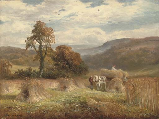 Wikioo.org - The Encyclopedia of Fine Arts - Painting, Artwork by George Turner - Autumn Gold