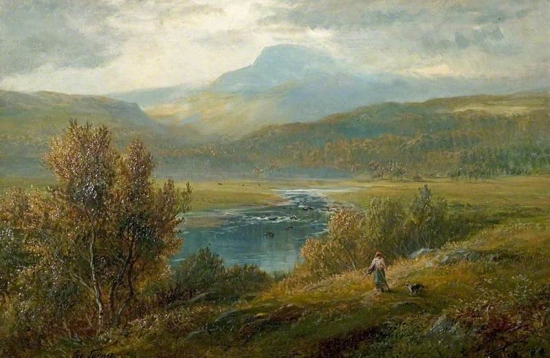 Wikioo.org - The Encyclopedia of Fine Arts - Painting, Artwork by George Turner - Lligwy Valley