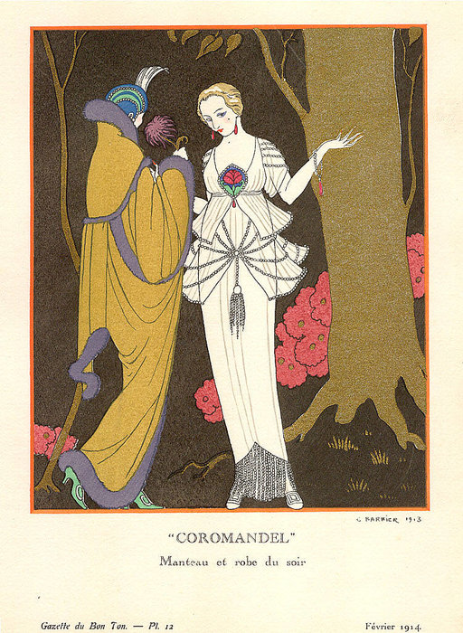 Wikioo.org - The Encyclopedia of Fine Arts - Painting, Artwork by Georges Barbier - Coromandel