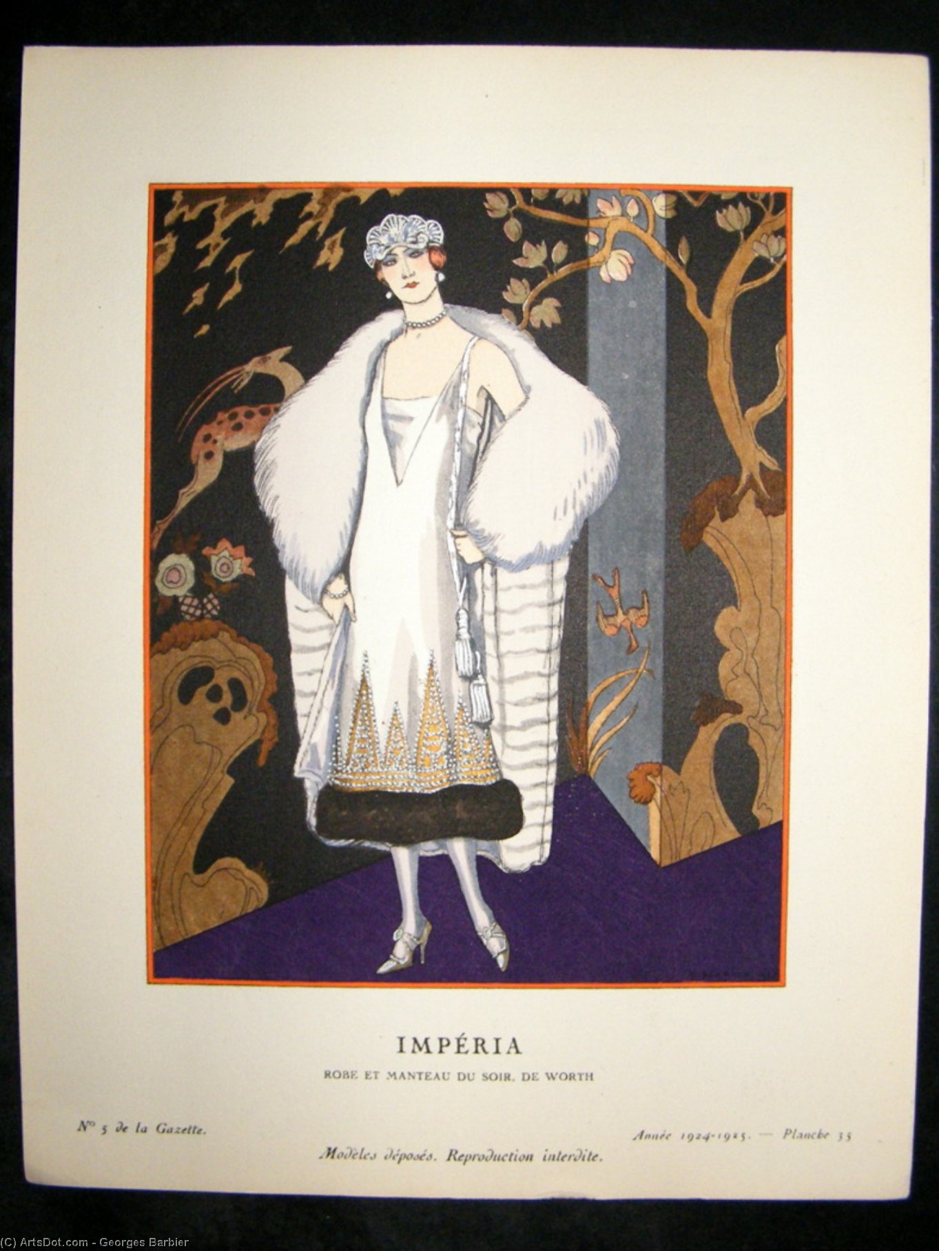 Wikioo.org - The Encyclopedia of Fine Arts - Painting, Artwork by Georges Barbier - Imperia