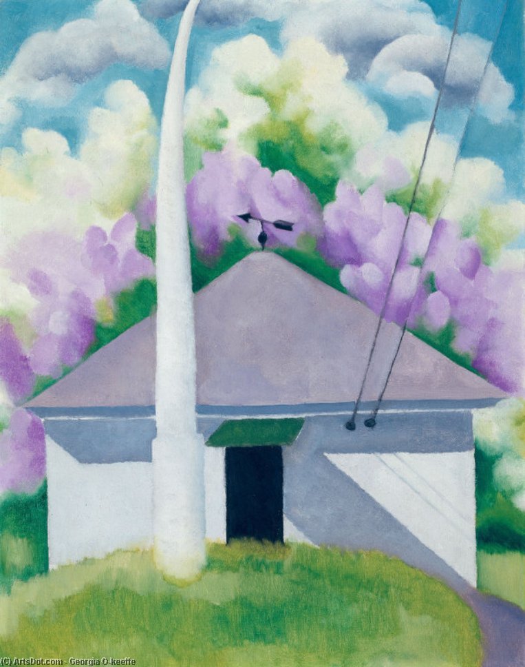 Wikioo.org - The Encyclopedia of Fine Arts - Painting, Artwork by Georgia Totto O'keeffe - Spring,