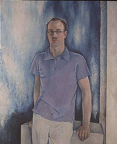 WikiOO.org - Encyclopedia of Fine Arts - Maalaus, taideteos Glyn Warren Philpot - Portrait Of Henry Ludwig Mond