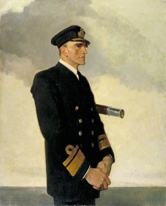 WikiOO.org - Encyclopedia of Fine Arts - Maľba, Artwork Glyn Warren Philpot - Rear Admiral Sir Reginald Y. Tyrwhitt