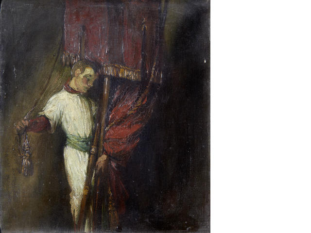 Wikioo.org - Bách khoa toàn thư về mỹ thuật - Vẽ tranh, Tác phẩm nghệ thuật Glyn Warren Philpot - The Red Banner