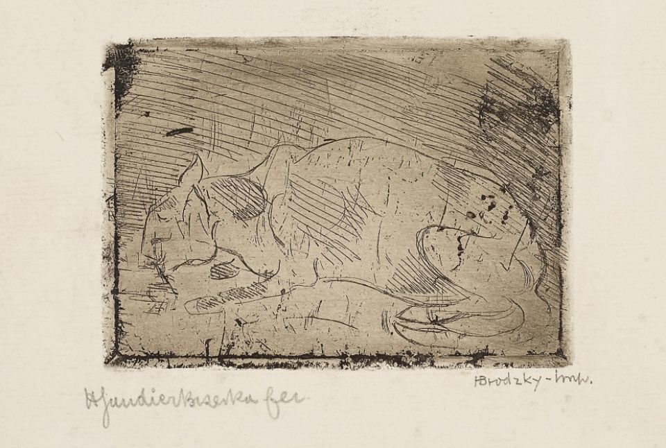WikiOO.org - Encyclopedia of Fine Arts - Malba, Artwork Henri Gaudier Brzeska - Cat