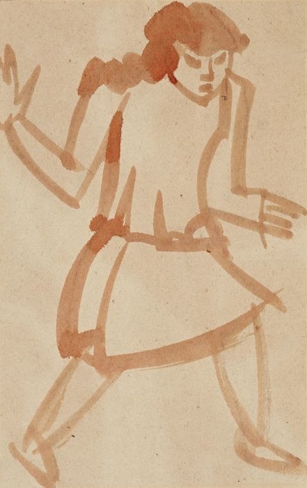 WikiOO.org - Encyclopedia of Fine Arts - Målning, konstverk Henri Gaudier Brzeska - Girl