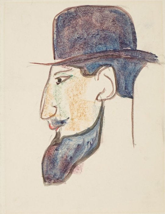 WikiOO.org - Enciclopedia of Fine Arts - Pictura, lucrări de artă Henri Gaudier Brzeska - Man With A Bowler Hat