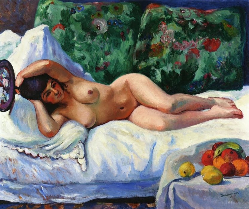 Wikioo.org - The Encyclopedia of Fine Arts - Painting, Artwork by Henri Gaudier Brzeska - Odalisque