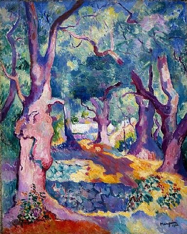 Wikioo.org - The Encyclopedia of Fine Arts - Painting, Artwork by Henri Gaudier Brzeska - Olive Trees In Cavalière
